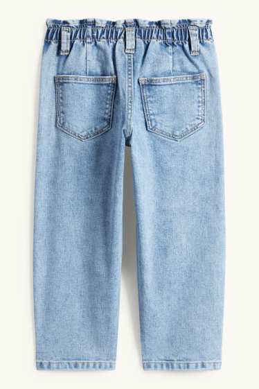 Kinderen: meisjes - Hart - relaxed jeans - LYCRA® - jeanslichtblauw