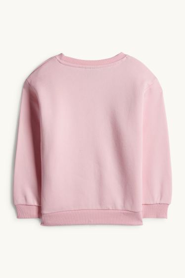 Enfants filles - Bluey - sweat - effet brillant - rose