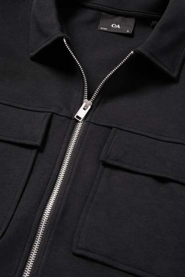 Herren - Sweatjacke - schwarz