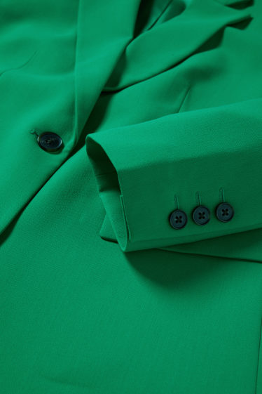 Femmes - Blazer long - relaxed fit - vert
