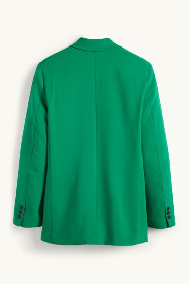 Femmes - Blazer long - relaxed fit - vert
