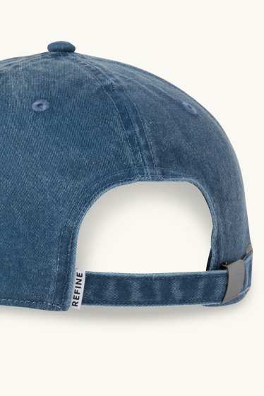 Herren - Jeans-Cap - dunkelblau
