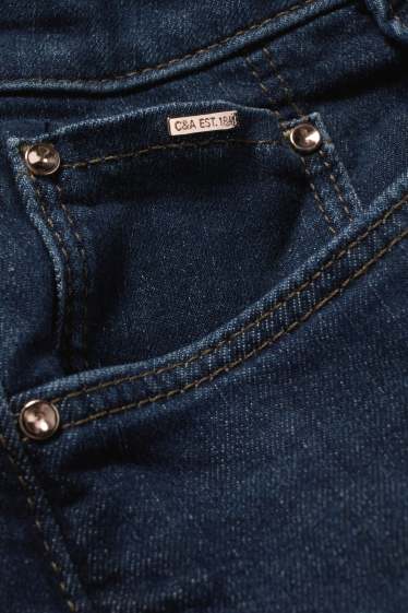 Donna - Straight jeans - vita media - LYCRA® - jeans blu scuro