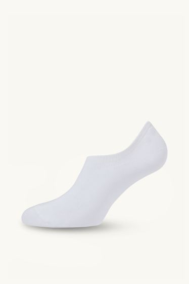 Femmes - Lot de 3 paires - chaussinettes - blanc