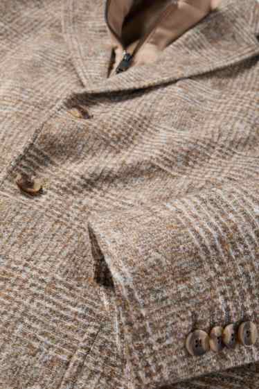 Bărbați - Sacou - regular fit - stretch - aspect 2 în 1 - bej