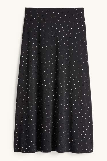 Femmes - Jupe - à pois - noir