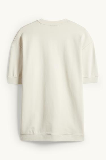 Herren - T-Shirt - Relaxed Fit - hellbeige