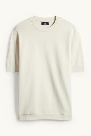 Herren - T-Shirt - Relaxed Fit - hellbeige