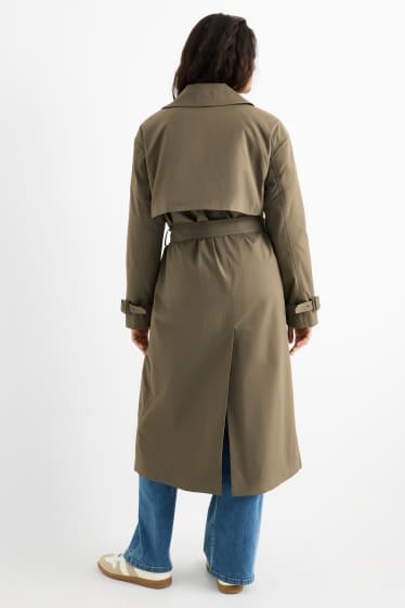Dames - Trenchcoat - bruin