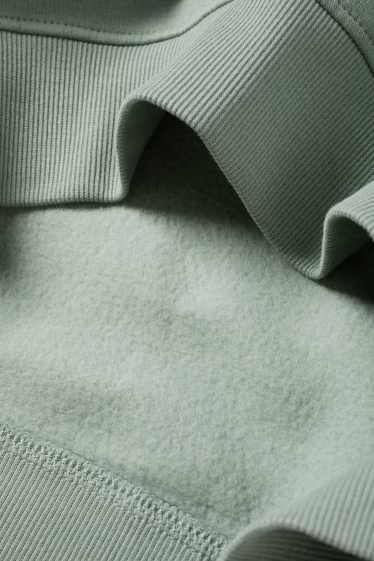 Pánské - Oversized mikina - zelená