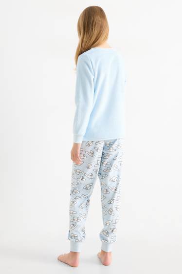 Kinder Mädchen - Cinnamoroll - Winterpyjama - 2 teilig - hellblau