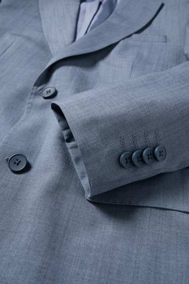 Heren - Wollen colbert uit het combi-systeem - Regular Fit - blauw