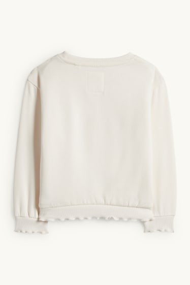 Children Girls - PAW Patrol - Skye- sweatshirt - shiny - cremewhite