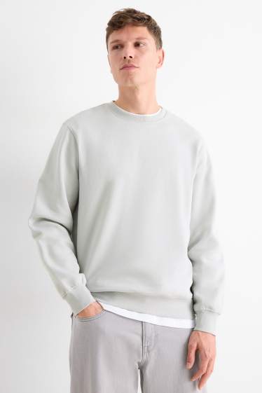 Bărbați - Bluză de molton - gri deschis