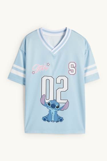 Bambine - Lilo & Stitch - t-shirt - azzurro