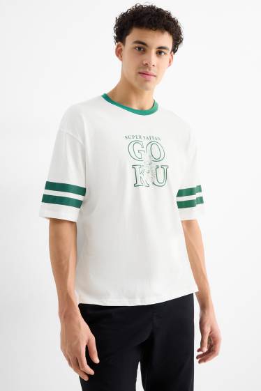 Hommes - T-shirt - oversize - Dragon Ball Z - blanc