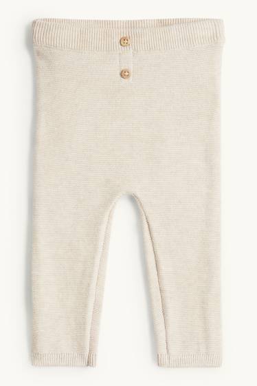 Baby Girls - Floral - baby outfit - 2 piece - light beige