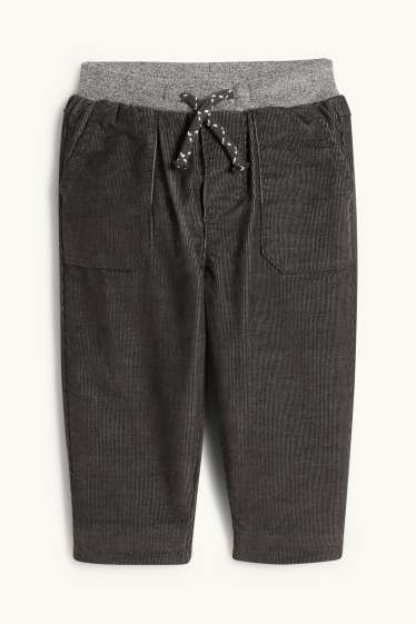 Nadó nen - Pantalons de pana tèrmics per a nadó - gris fosc