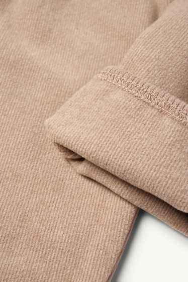 Unisex - Baby thermal joggers - beige