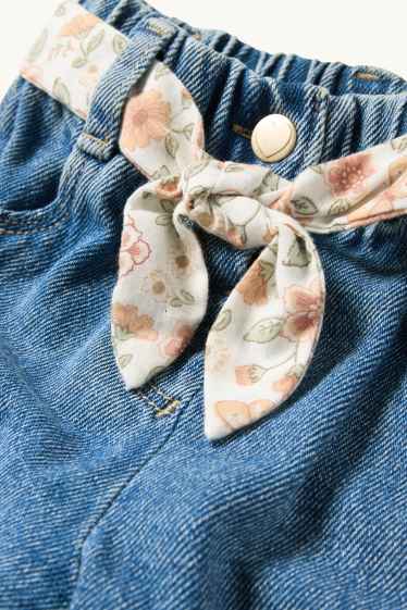 Baby: meisjes - Babyspijkerbroek - jeansblauw