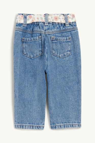 Baby: meisjes - Babyspijkerbroek - jeansblauw