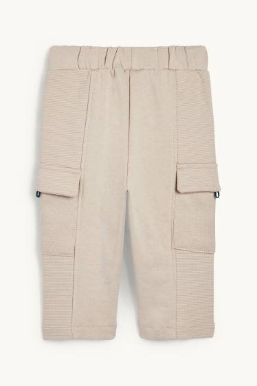 Baby Boys - Baby cargo joggers - beige
