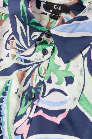 Donna - Blusa - fantasia - blu scuro