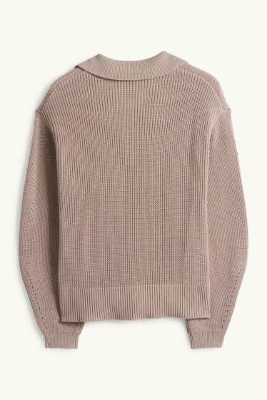 Femei - Pulover - reiat - taupe