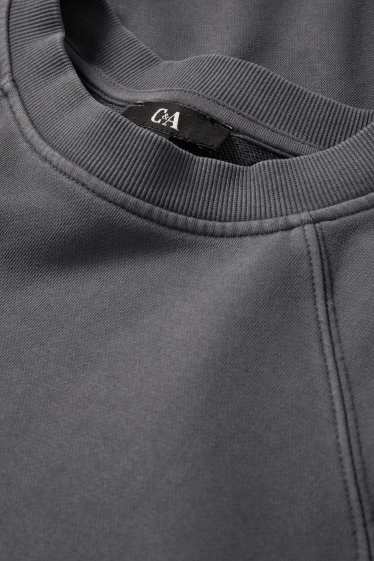 Femei - Bluză de molton  - gri închis