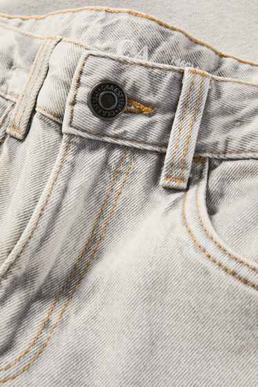 Kinderen: jongens - Relaxed jeans - jeanslichtgrijs