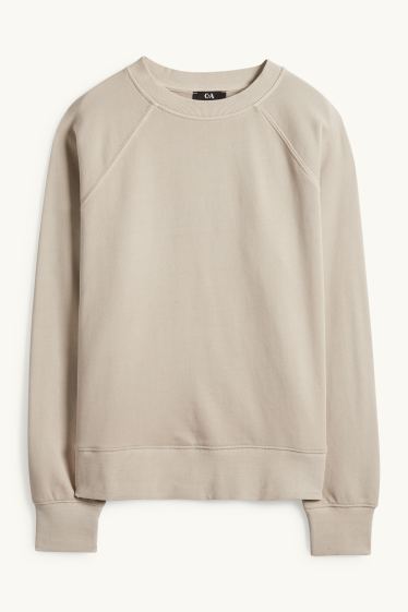 Dames - Sweatshirt - beige