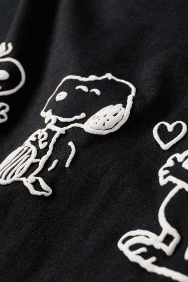 Donna - T-shirt - regular fit - Snoopy - nero