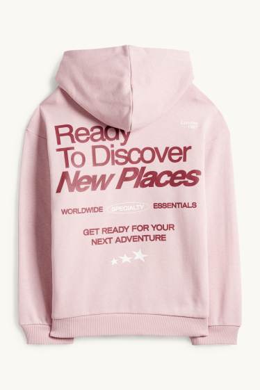 Kinder Mädchen - London - Hoodie - pink