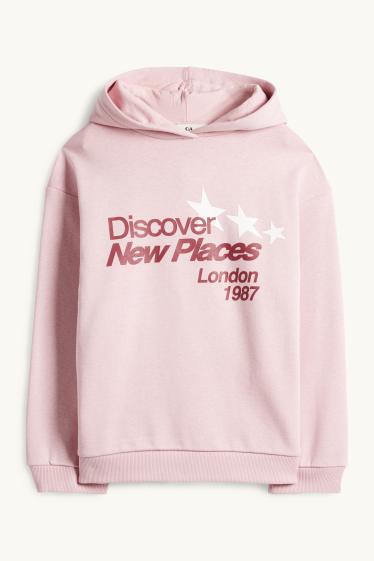 Kinder Mädchen - London - Hoodie - pink