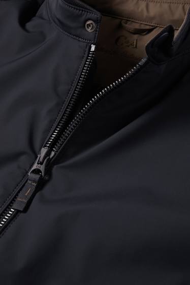 Heren - Blouson - gevoerd - waterafstotend - donkerblauw