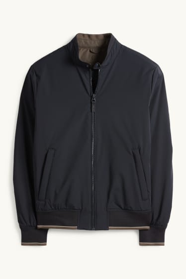 Heren - Blouson - gevoerd - waterafstotend - donkerblauw