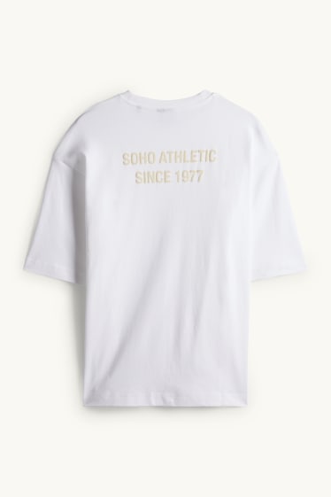 Herren - T-Shirt - Oversized - weiß