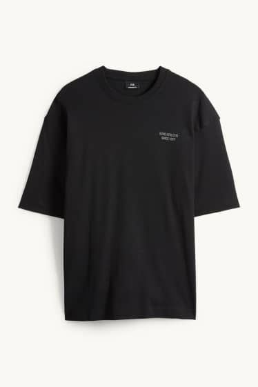 Herren - T-Shirt - Oversized - schwarz