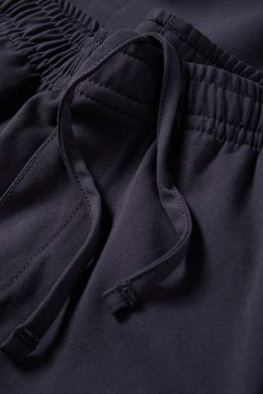 Uomo - Pantaloni chino - tapered fit - blu scuro