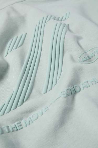 Heren - Hoodie - turquoise