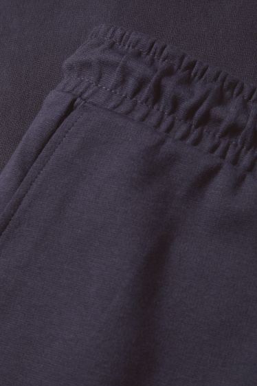 Uomo - Pantaloni sportivi cargo - blu scuro