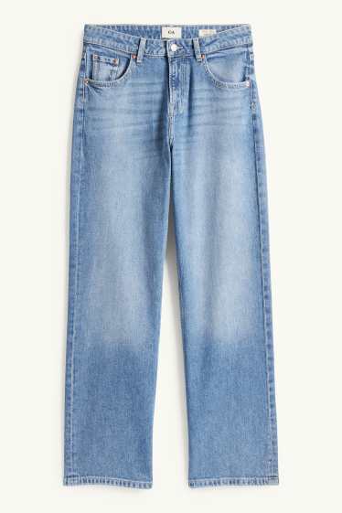 Femmes - Baggy jean - mid waist - jean bleu clair
