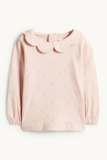 Baby Mädchen - Blümchen - Baby-Outfit - 3 teilig - rosa