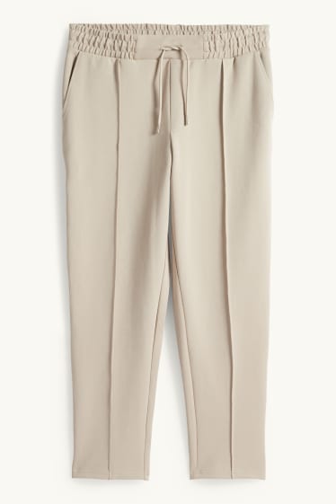 Men - Joggers - light beige