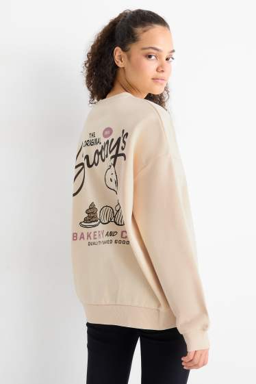 Women - Sweatshirt - Peanuts - light beige