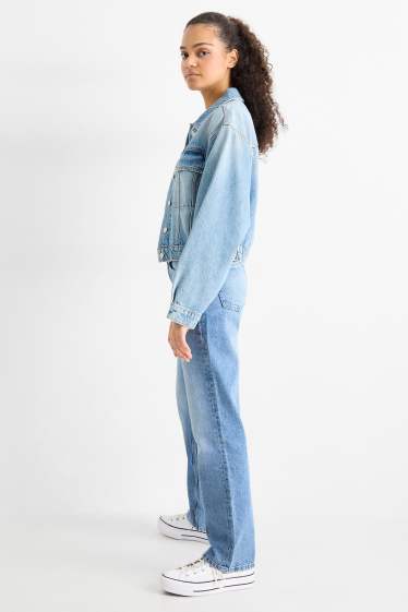 Femmes - Straight jean - low waist - jean bleu clair