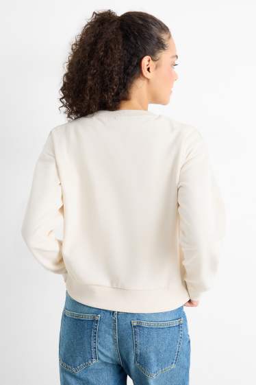 Damen - Sweatshirt - hellbeige
