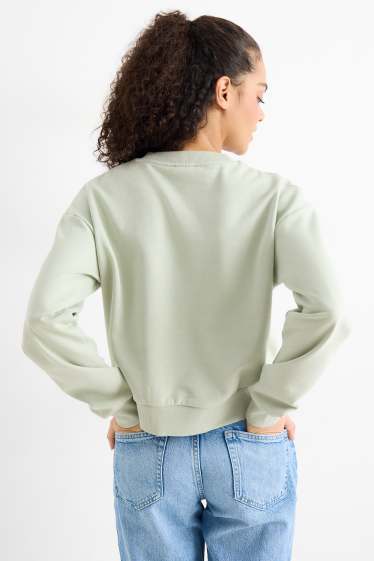 Damen - Sweatshirt - hellgrün