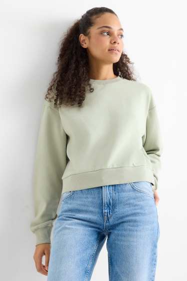 Damen - Sweatshirt - hellgrün