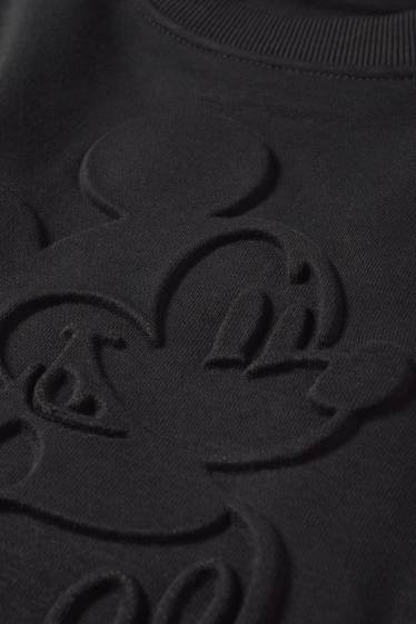 Damen - Sweatshirt - Micky Maus - schwarz